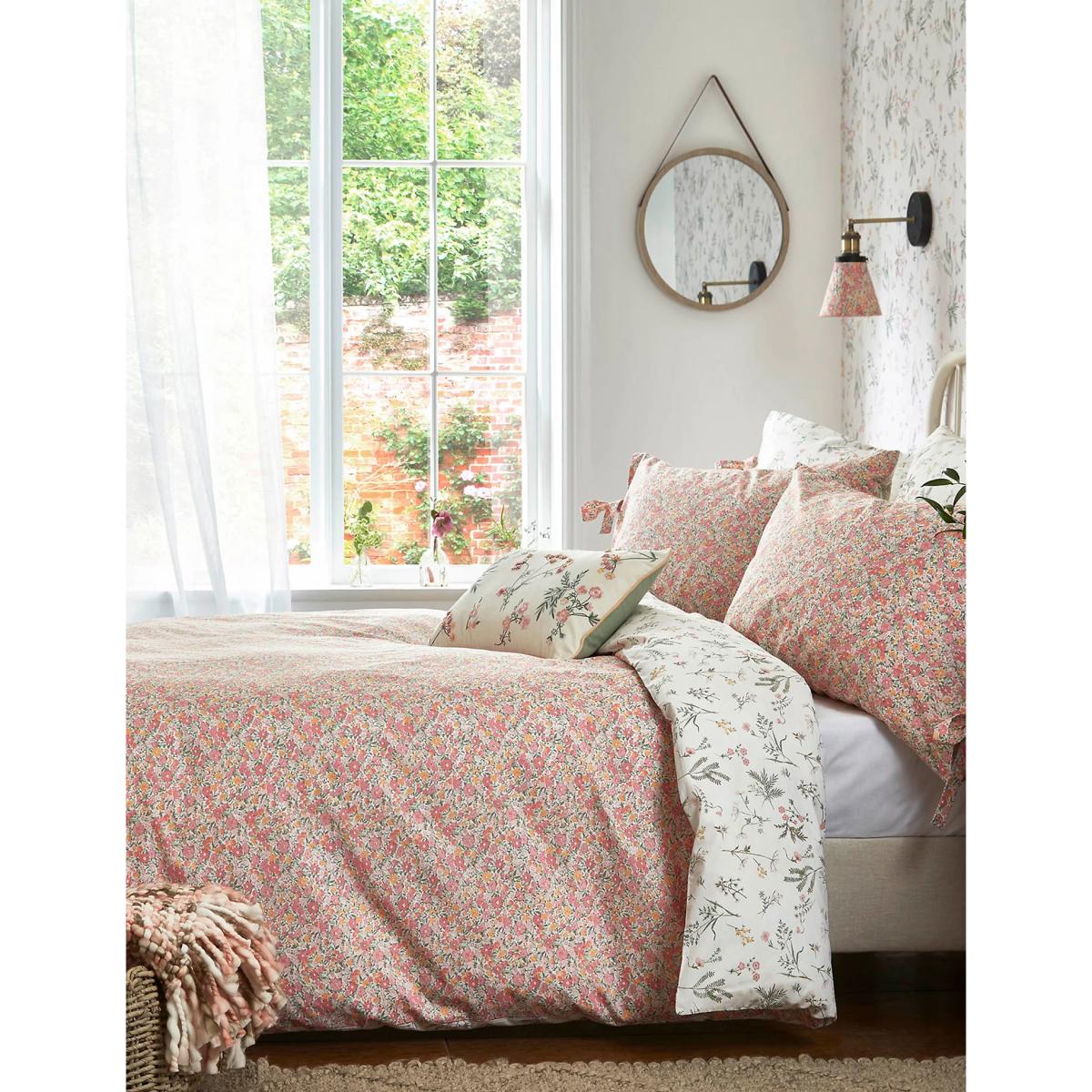 Laura Ashley Pure Cotton Loveston Bedding Set - 6FT - Pink, Pink – image 3