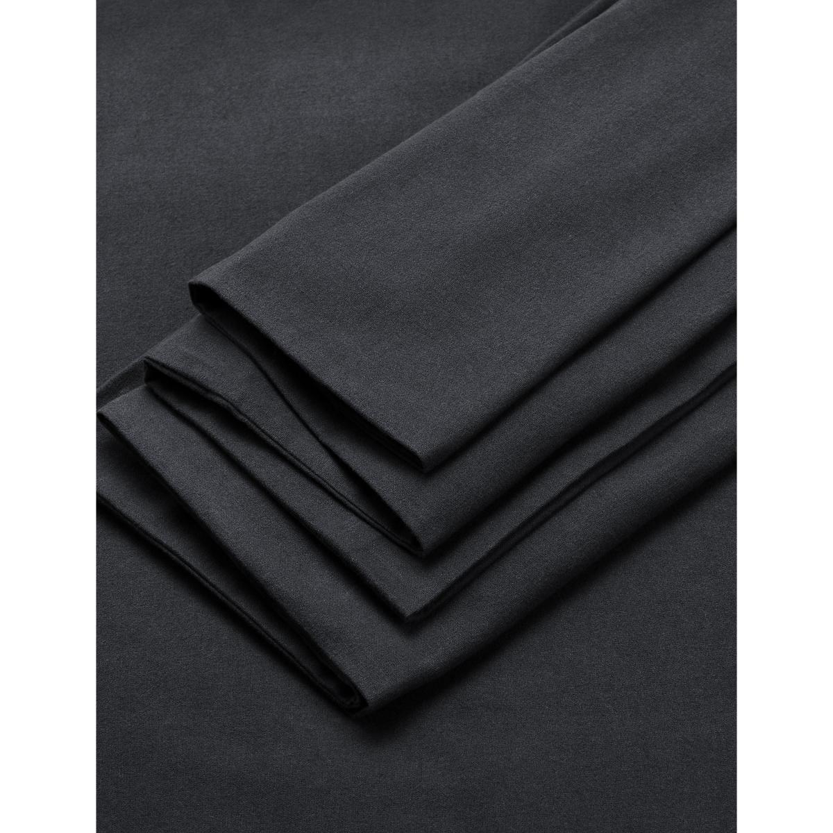 M&S Pure Brushed Cotton Bedding Set - 6FT - Silver Grey, Silver Grey,Blush,Grey Marl,Midnight Navy,Sage,Chambray,Seafoam,White,Duck Egg,Sand,Charcoal,Biscuit – image 2