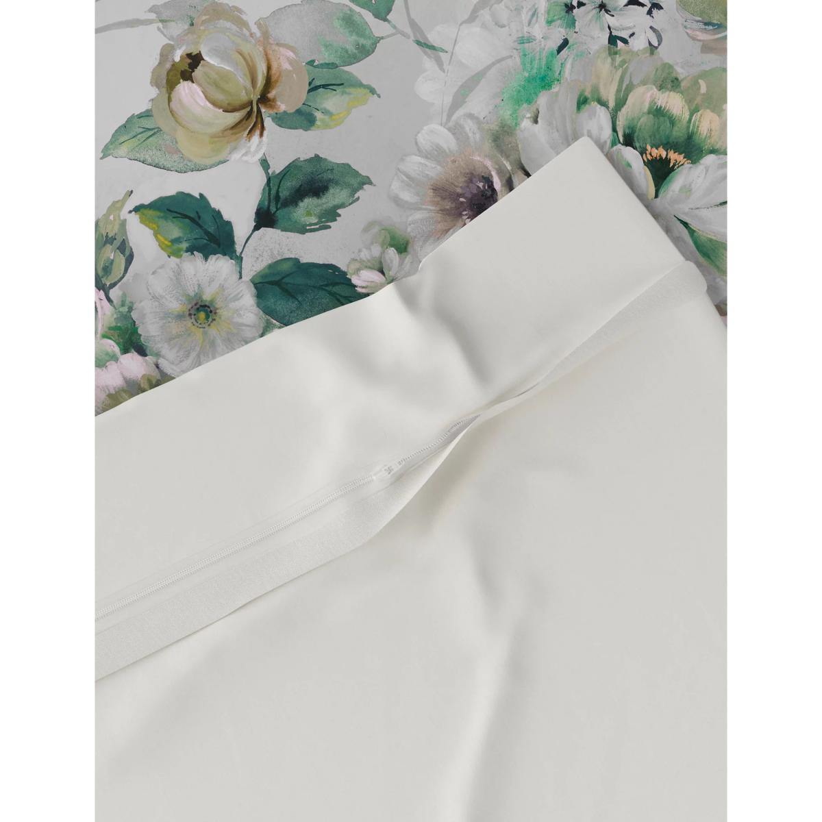 M&S Blossom Floral Sateen Bedding Set - 6FT - Natural, Natural,Duck Egg – image 2