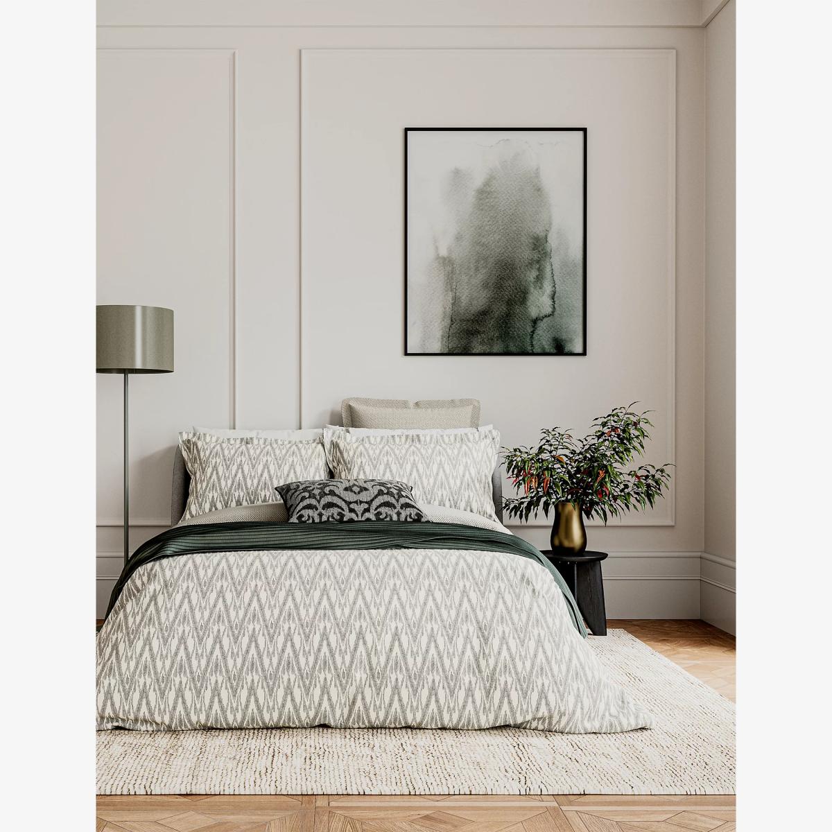 Bedeck Of Belfast SateenNadir Bedding Set - 6FT - Charcoal, Charcoal – image 1