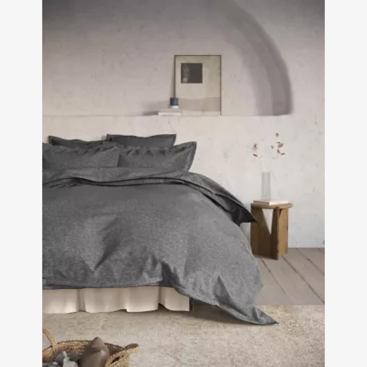 M&S X Fired Earth Pure Brushed Cotton Twill Bedding Set - 6FT - Malm, Malm,Charcoal,Garden Folly – image 1