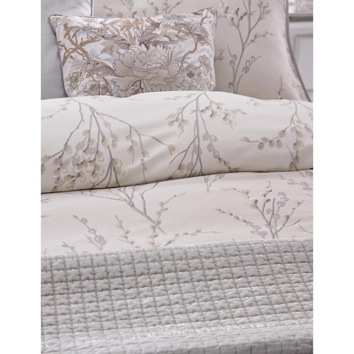 Laura Ashley Pure Cotton Sateen Pussy Willow Bedding Set - 6FT - Duck Egg, Duck Egg – image 3