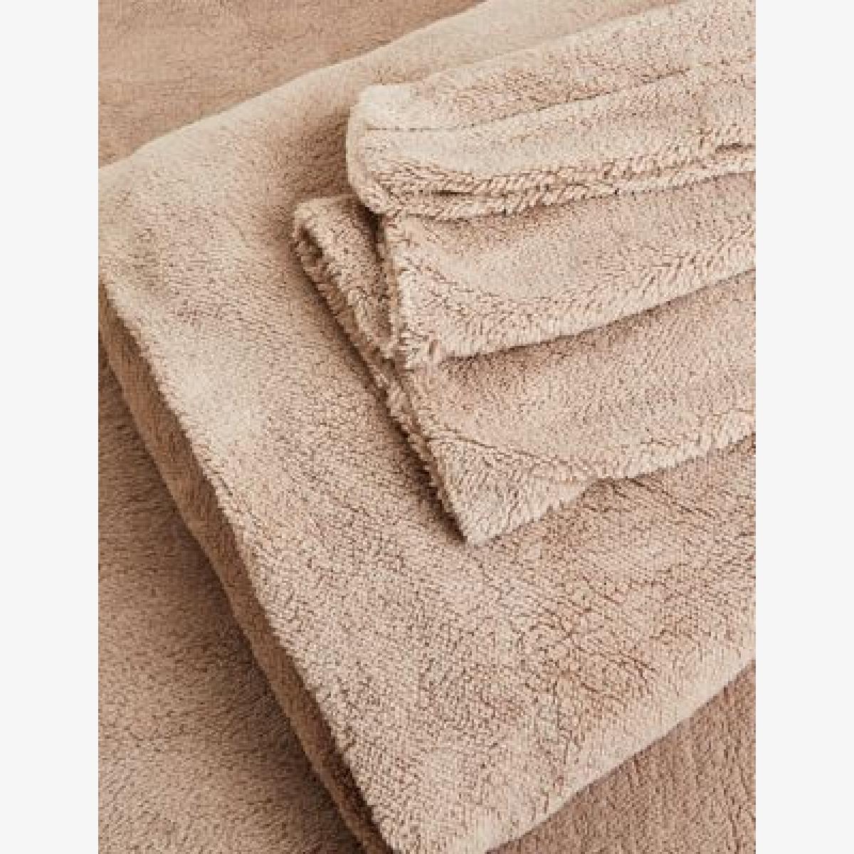M&S Teddy Fleece Bedding Set - 6FT - Neutral, Neutral,Charcoal,Sand,Cream,Grey,Blush,Sage,Slate Blue – image 1