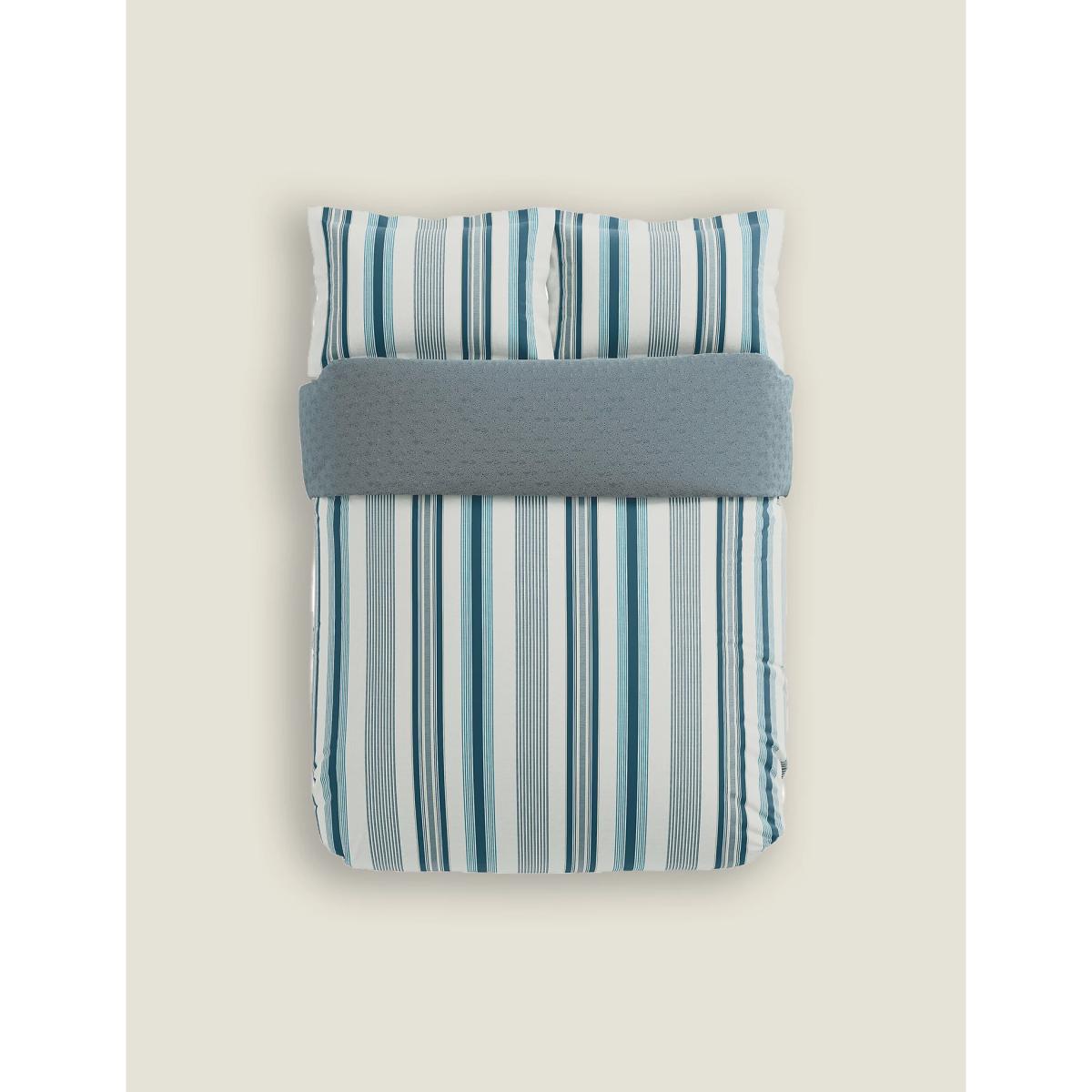 Bedeck Of Belfast Cotton Percale Oren Bedding Set - 6FT - Teal, Teal – image 2