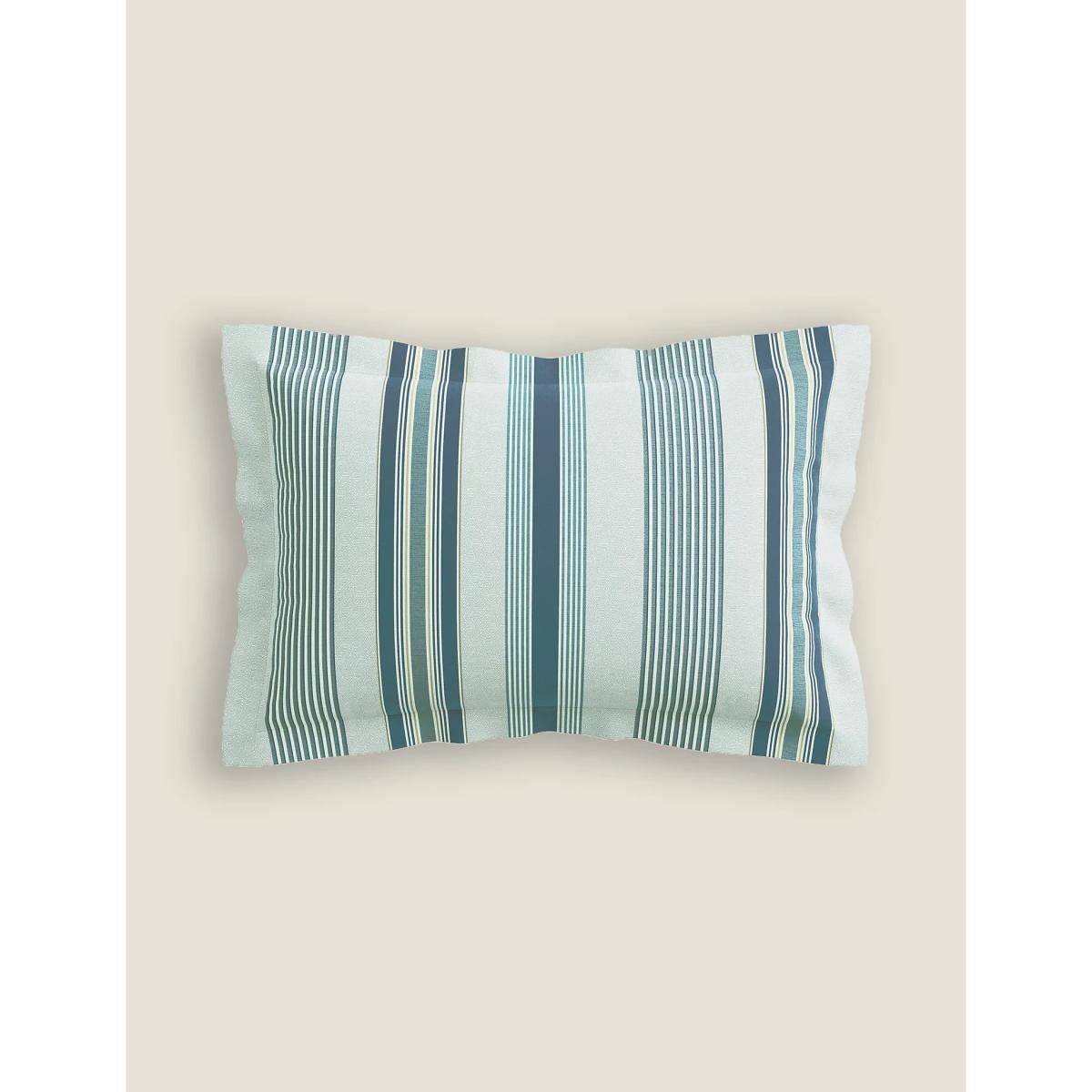 Bedeck Of Belfast Cotton Percale Oren Bedding Set - 6FT - Teal, Teal – image 4