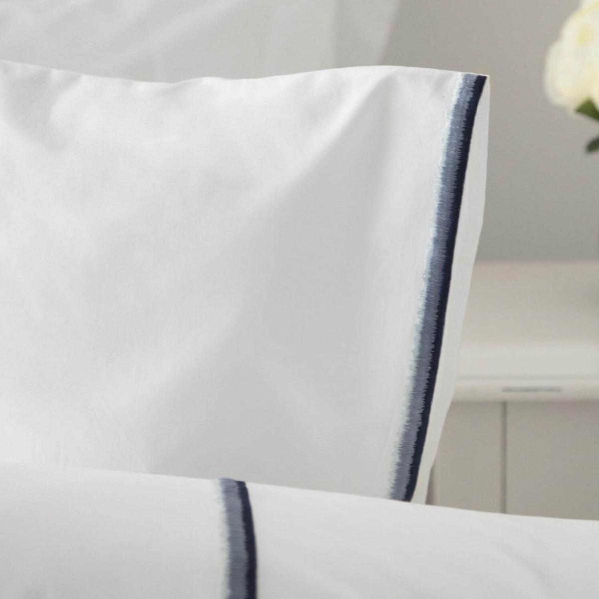 Brunswick Duvet Cover Set - BM242 - White/Blue / Superking – image 2