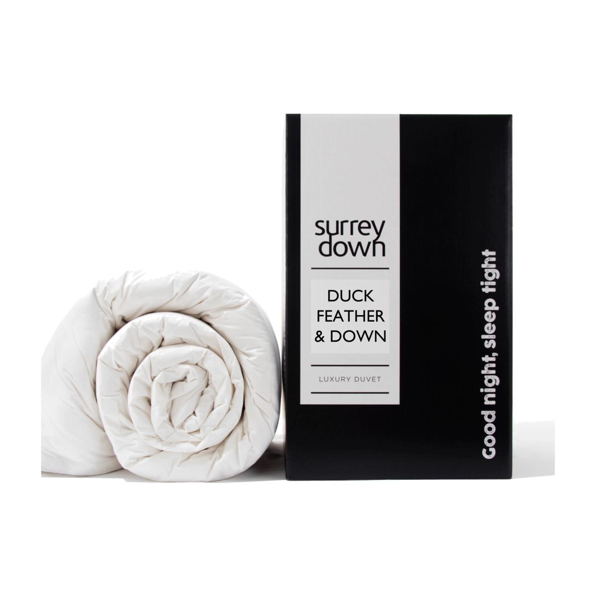 Duck Feather and Down 10.5tog Duvet - White / Super King size / 230cm – image 1