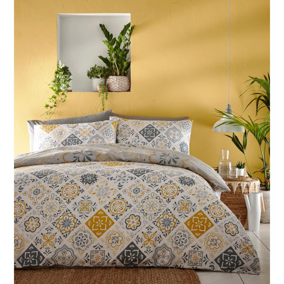 Morocco Duvet And Pillowcase Set - Blue / Superking – image 3