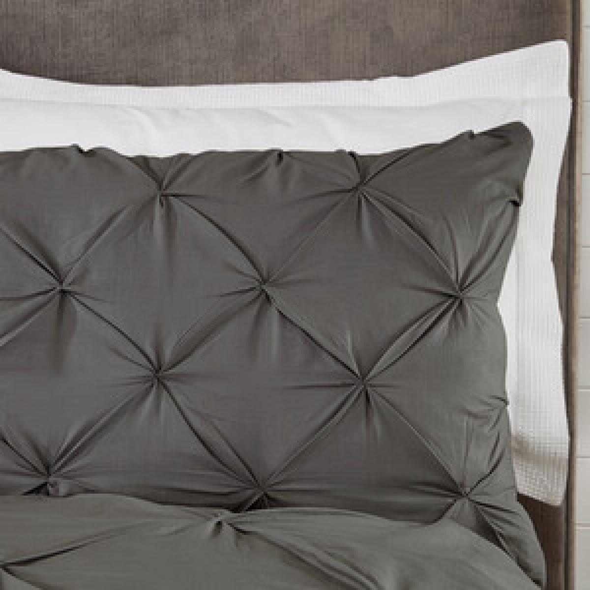 Balmoral Cotton Rich Duvet And Pillow Case Set - Silver / Superking – image 5