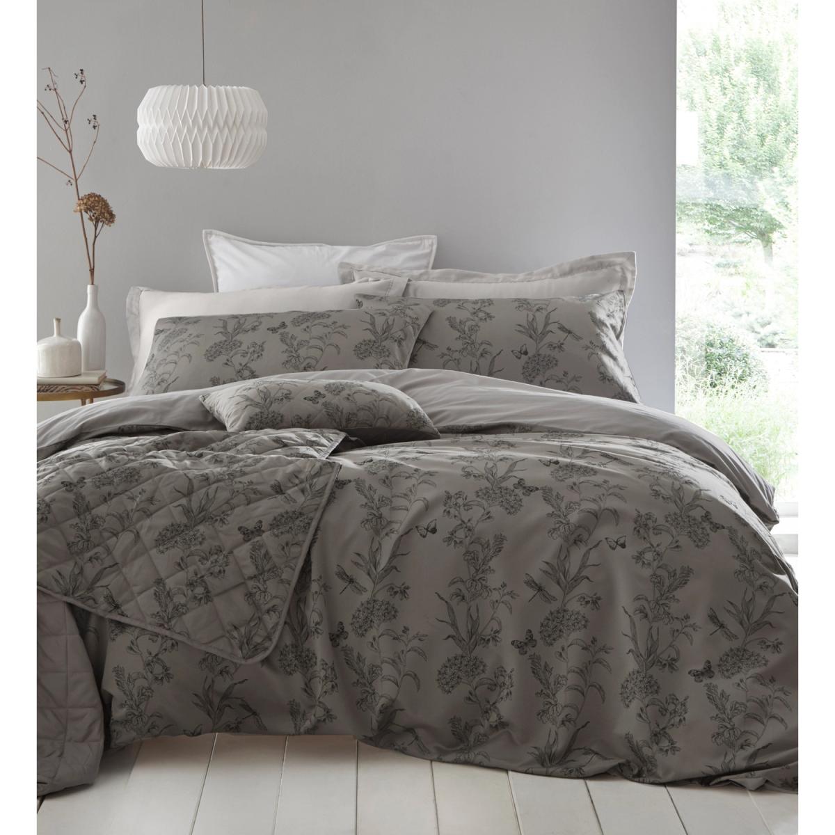 Arboretum Duvet Cover and Pillowcase Set - Pewter / Superking – image 3