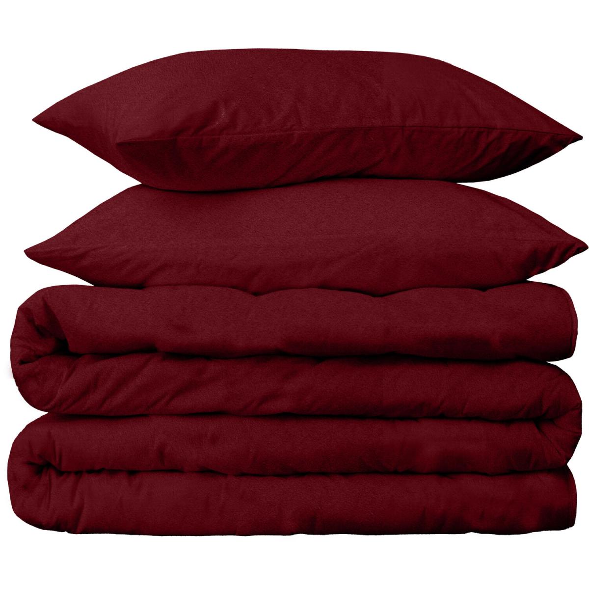 Bed Couture Flannel Duvet Set with Pillowcases 50x70cm - Chesnut / King / Superking – image 2