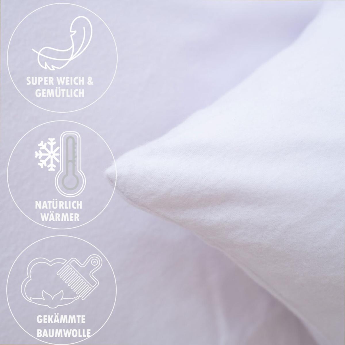 Bed Couture Flannel Duvet Set with Pillowcases 50x70cm - Chesnut / King / Superking – image 40