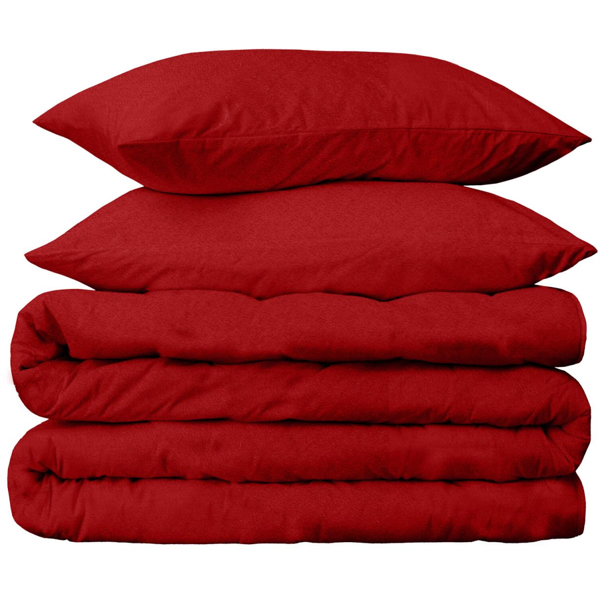 Bed Couture Flannel Duvet Set with Pillowcases 50x70cm - White / Superking / King – image 23