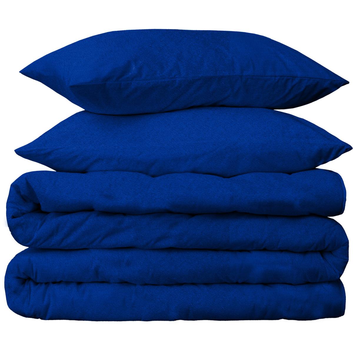 Bed Couture Flannel Duvet Set with Pillowcases 50x70cm - White / Superking / King – image 25