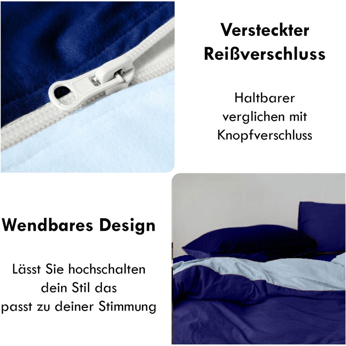 Bed Couture Flannel Duvet Set with Pillowcases 50x70cm - White / Superking / King – image 29