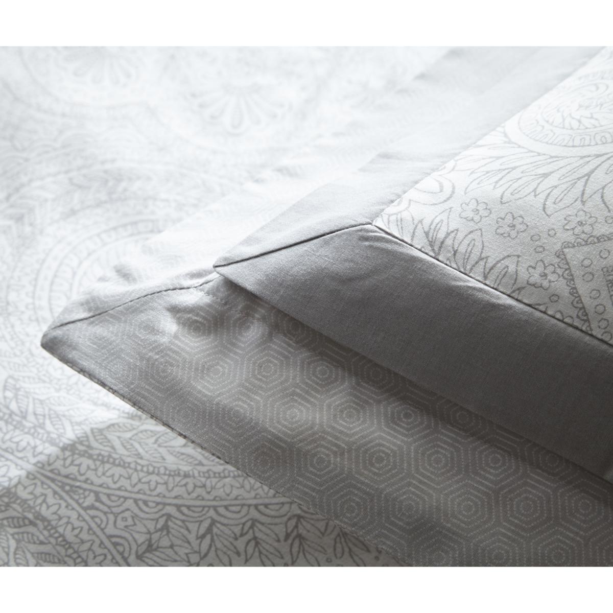 Tatton Duvet And Pillowcase Set - Silver / Superking – image 2