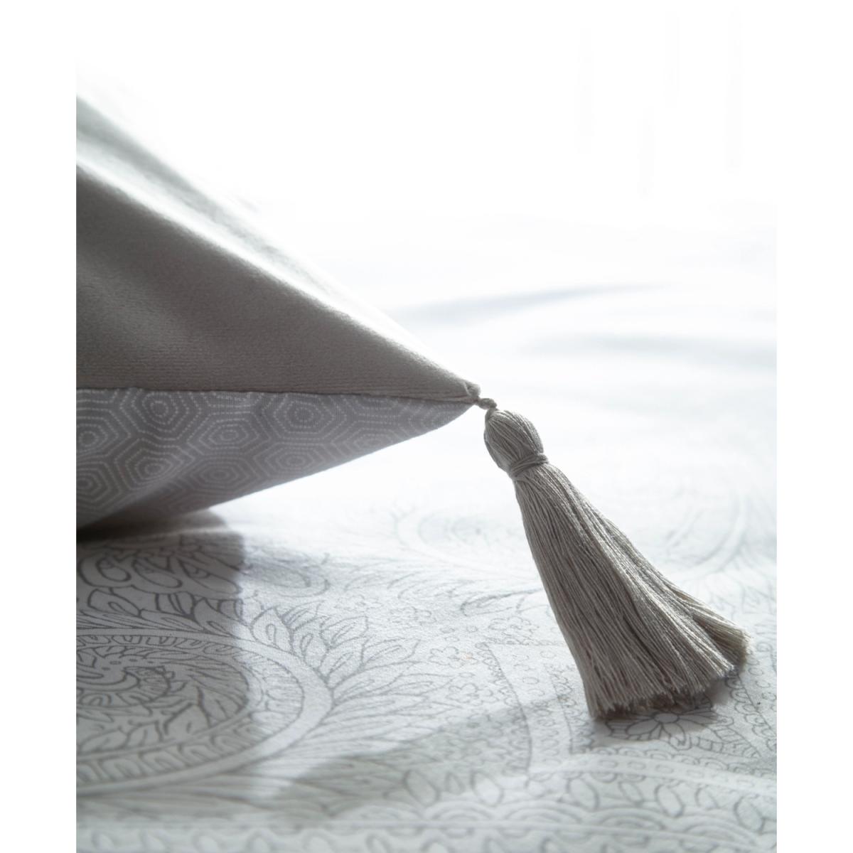 Tatton Duvet And Pillowcase Set - Silver / Superking – image 4