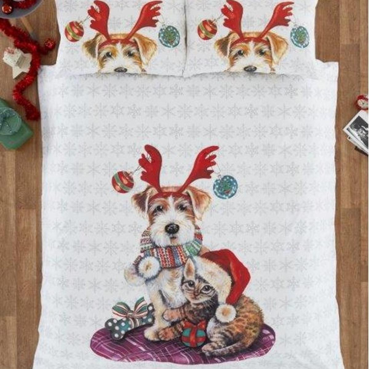 Ivy and Snowy Super King Duvet Set - Multi – image 1