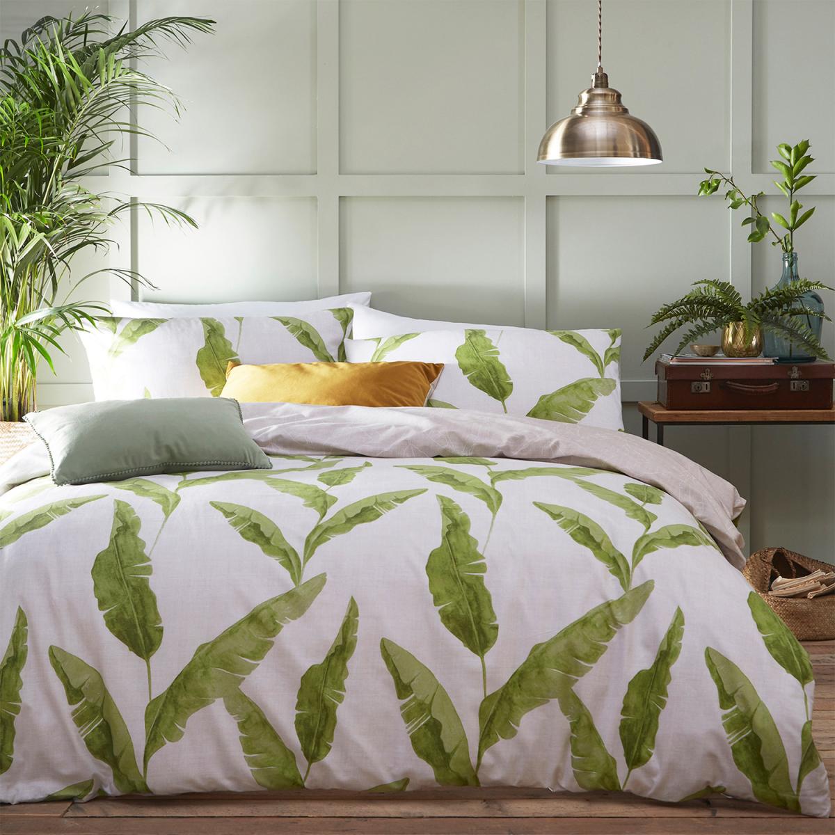 Plantain Botanical Duvet Cover Set - Superking – image 4