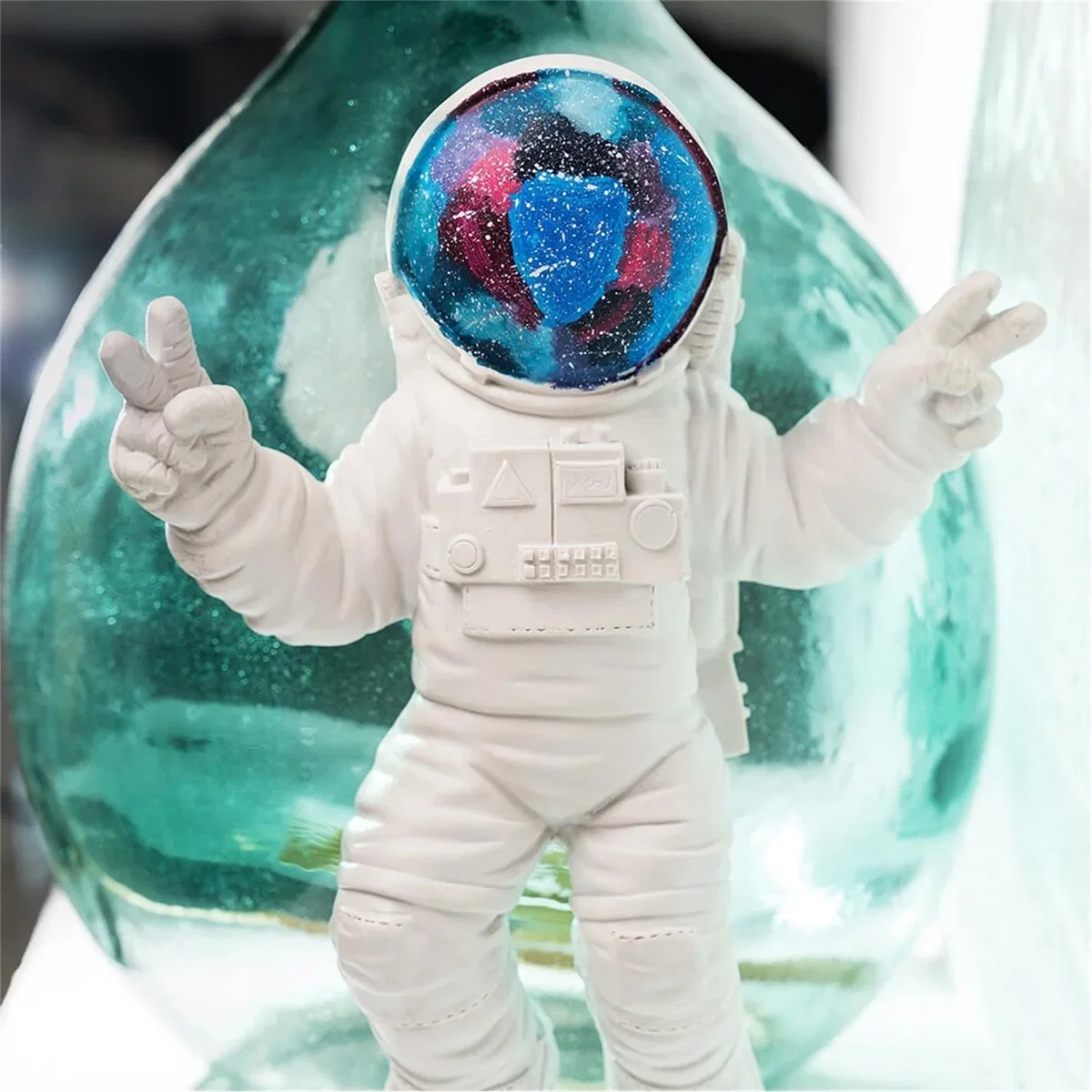 Peace Out Astronaut Sculpture – image 2
