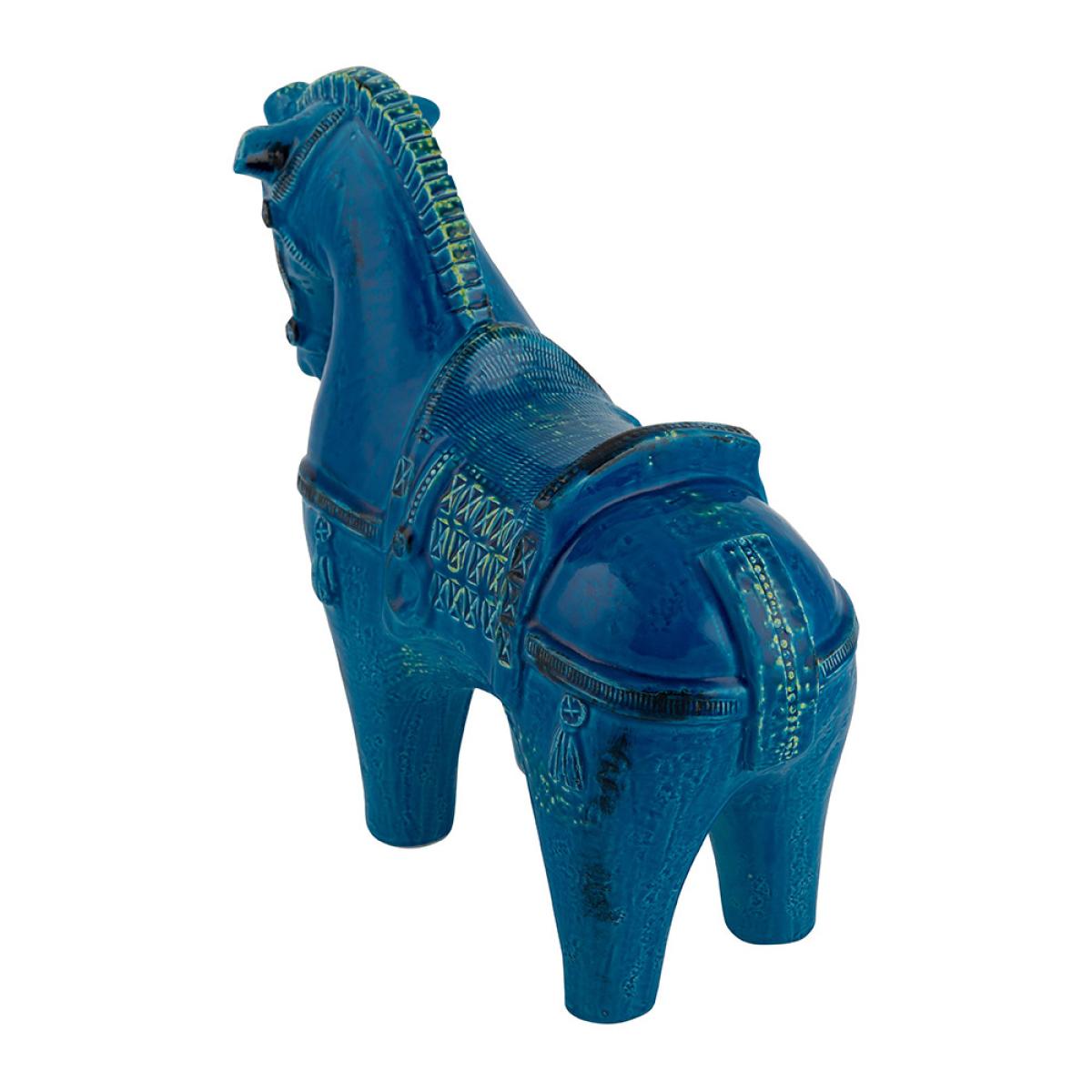 Bitossi - Rimini Blu Horse Figure - Large - Blue – image 4