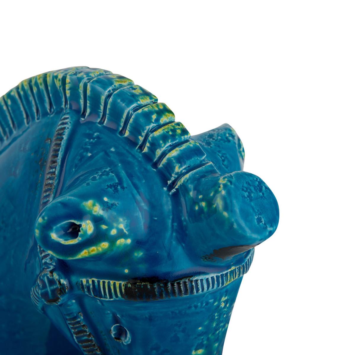 Bitossi - Rimini Blu Horse Figure - Large - Blue – image 9