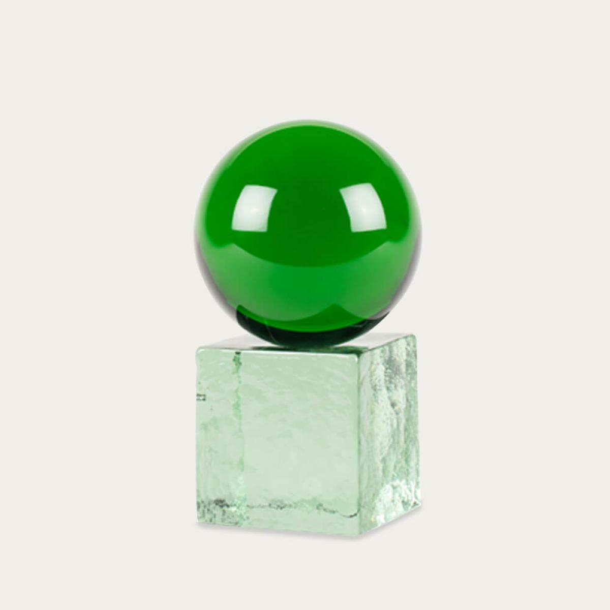 Green & Verde 'OH MY' Mini Glass Sculptures