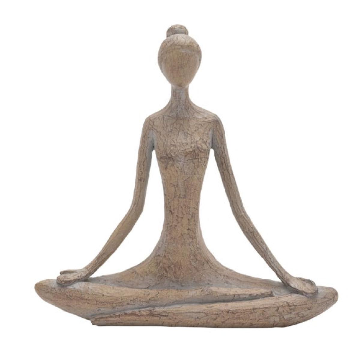 Serenity Yoga Abstract Lotus Pose Ornament – image 2