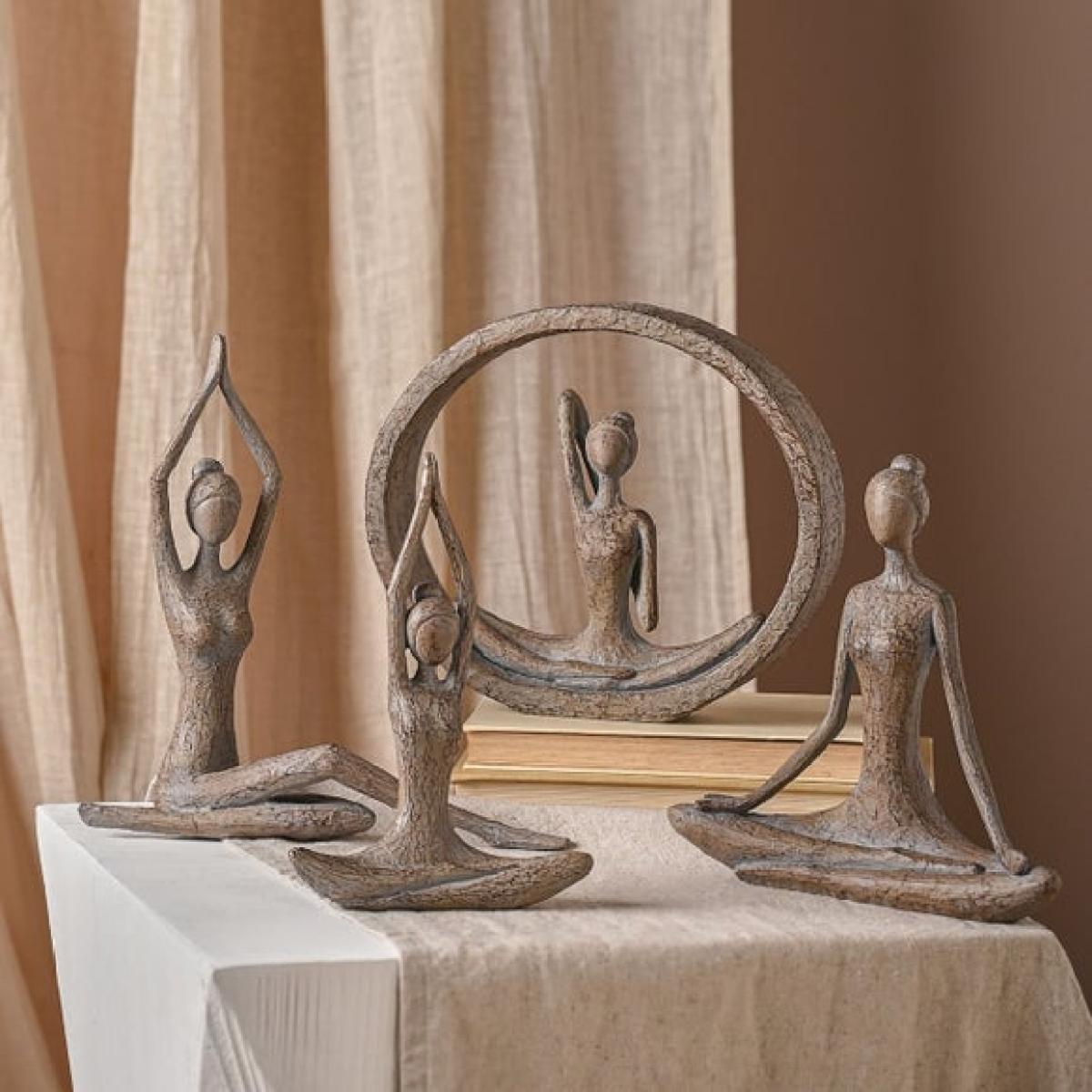 Serenity Yoga Abstract Lotus Pose Ornament – image 6