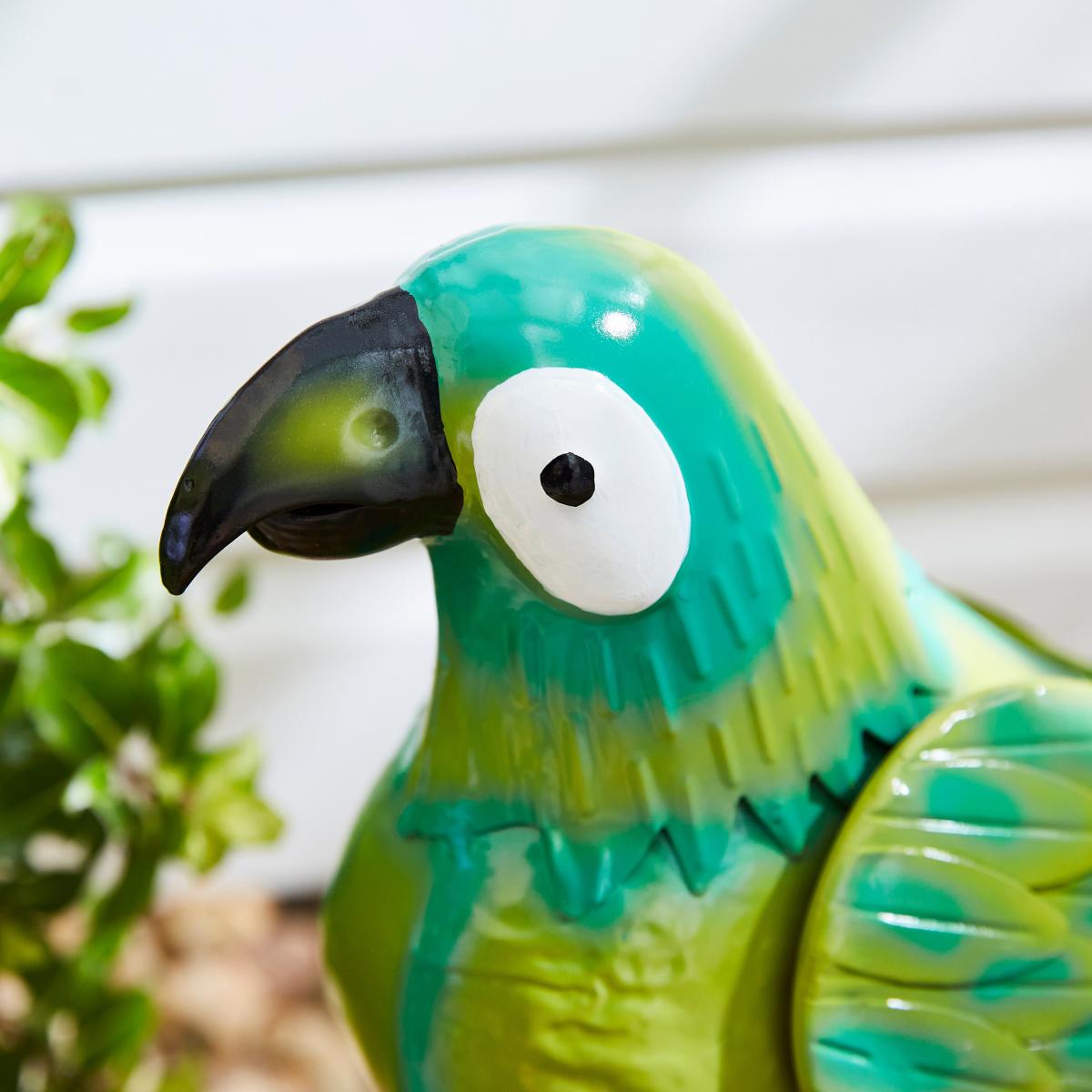 Iron Parrot Sculpture MultiColoured – image 2