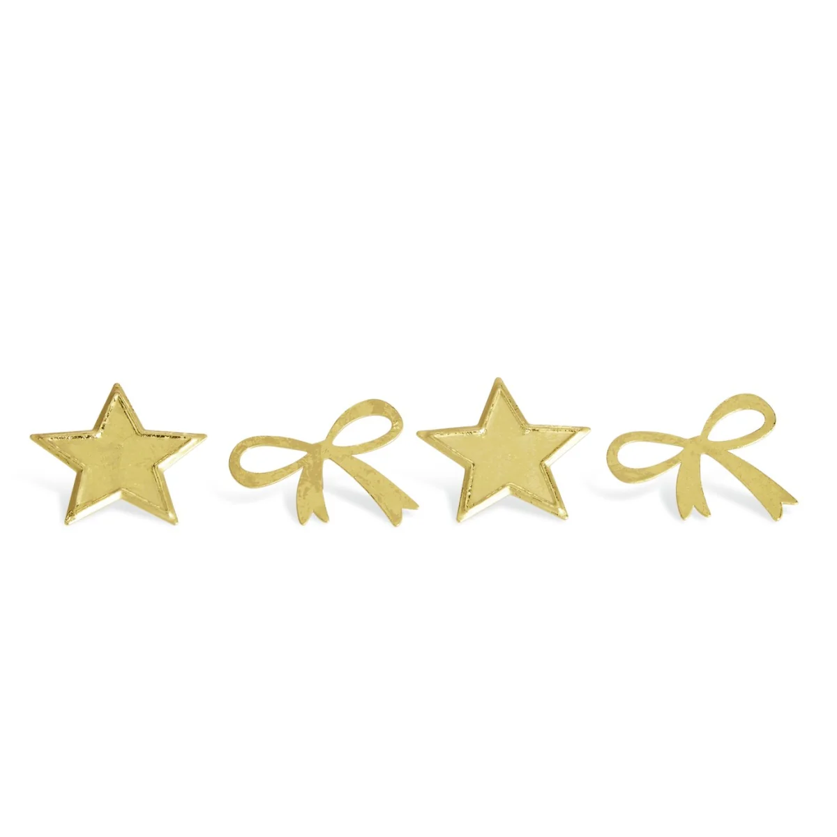 Habitat Star and Bow Gold Metal Toppers – image 2