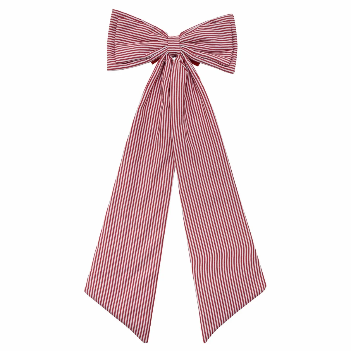 Habitat Extra Large Striped Bow Christmas Decoration – image 2