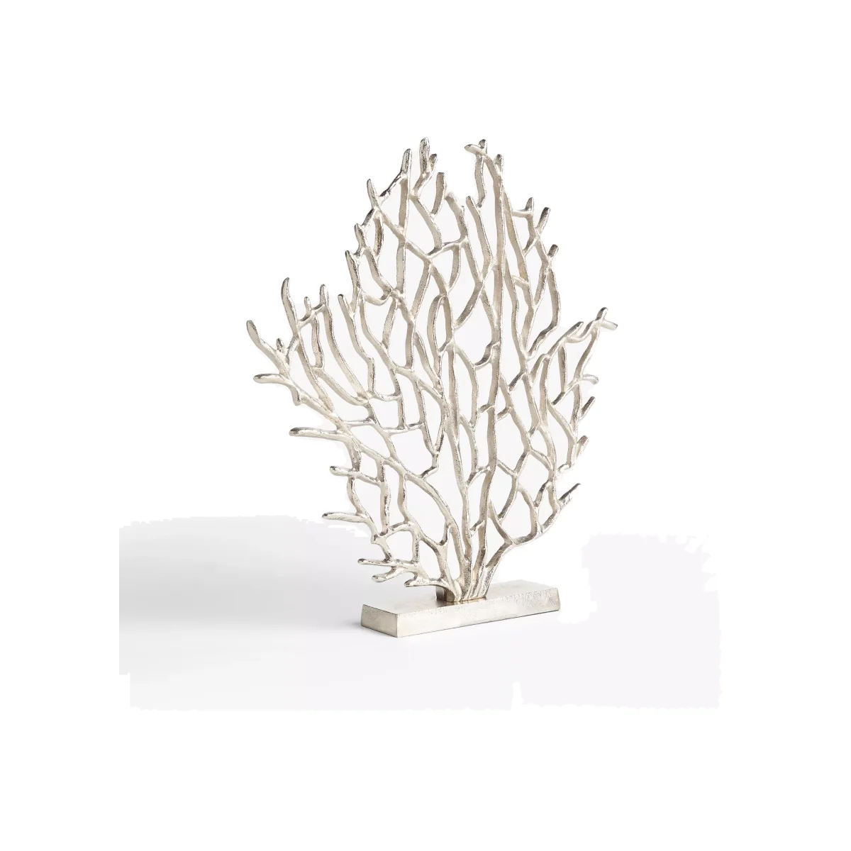 John Lewis & Partners Small Coral Sculpture, H43cm, Silver – image 1