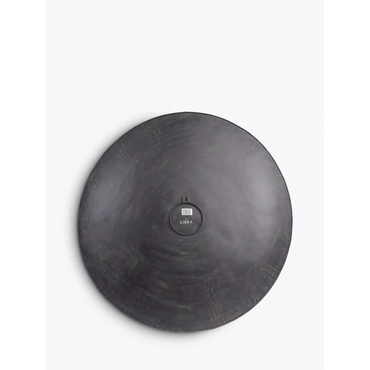 Libra Abstract Round Iron Wall Sculpture, 89cm, Grey/Gold – image 2