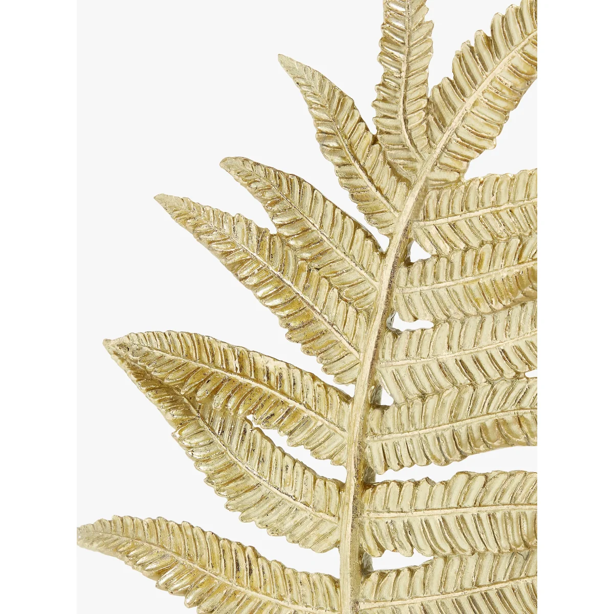 John Lewis & Partners Leaf Sculpture, H44cm, Gold – image 3