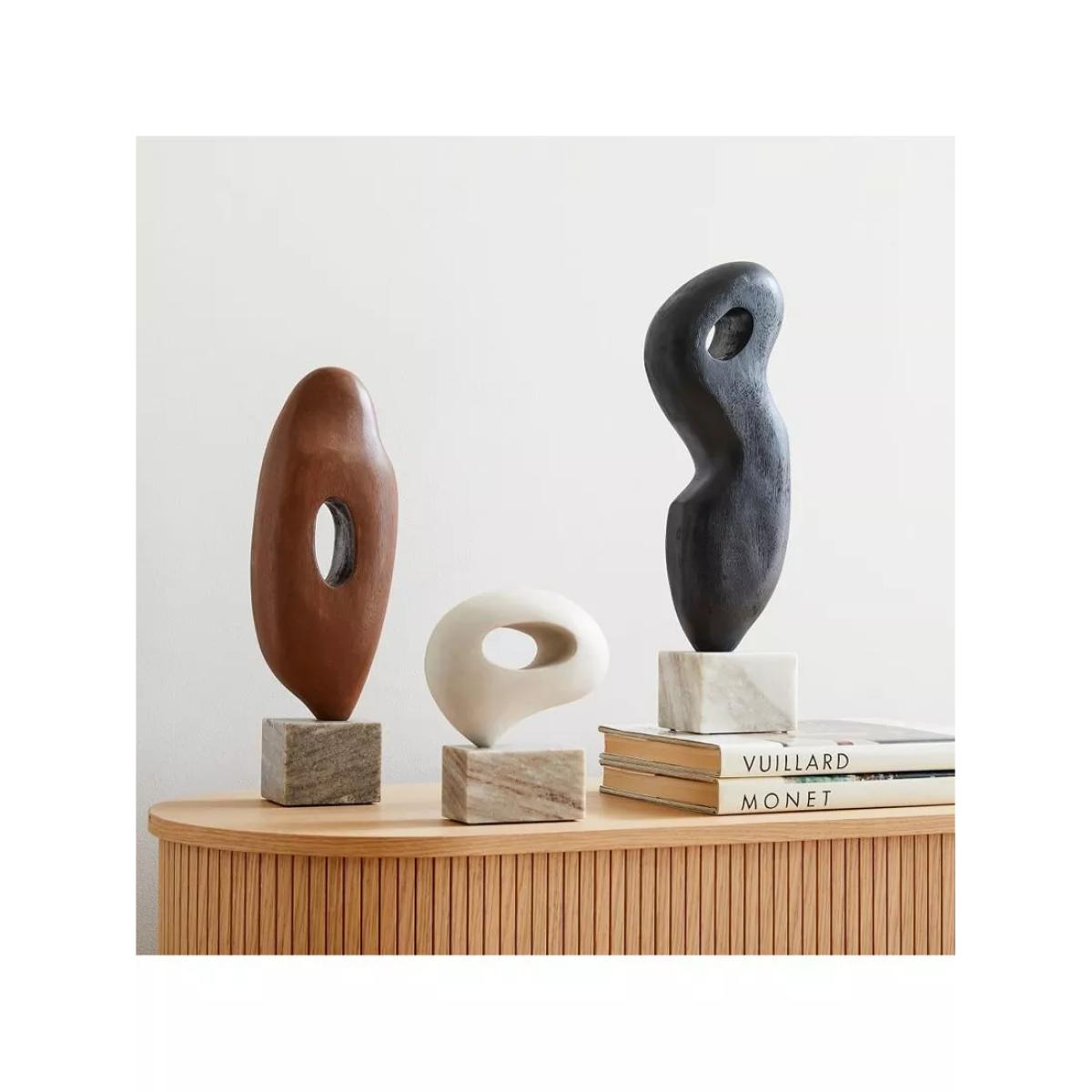 west elm Alba Arjuna Wood Sculpture, H20cm – image 3