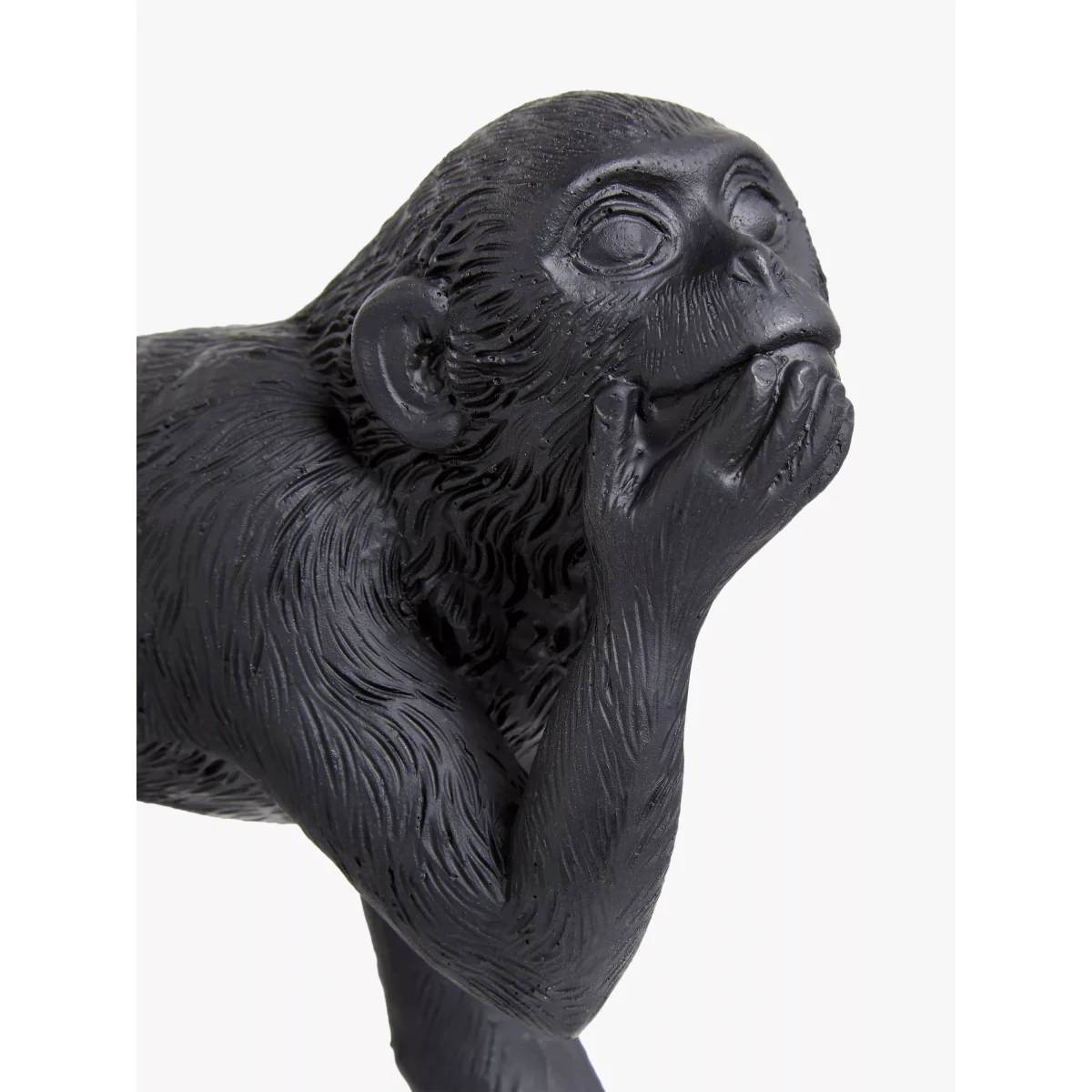 John Lewis & Partners Small Monkey Sculpture, Black – image 3