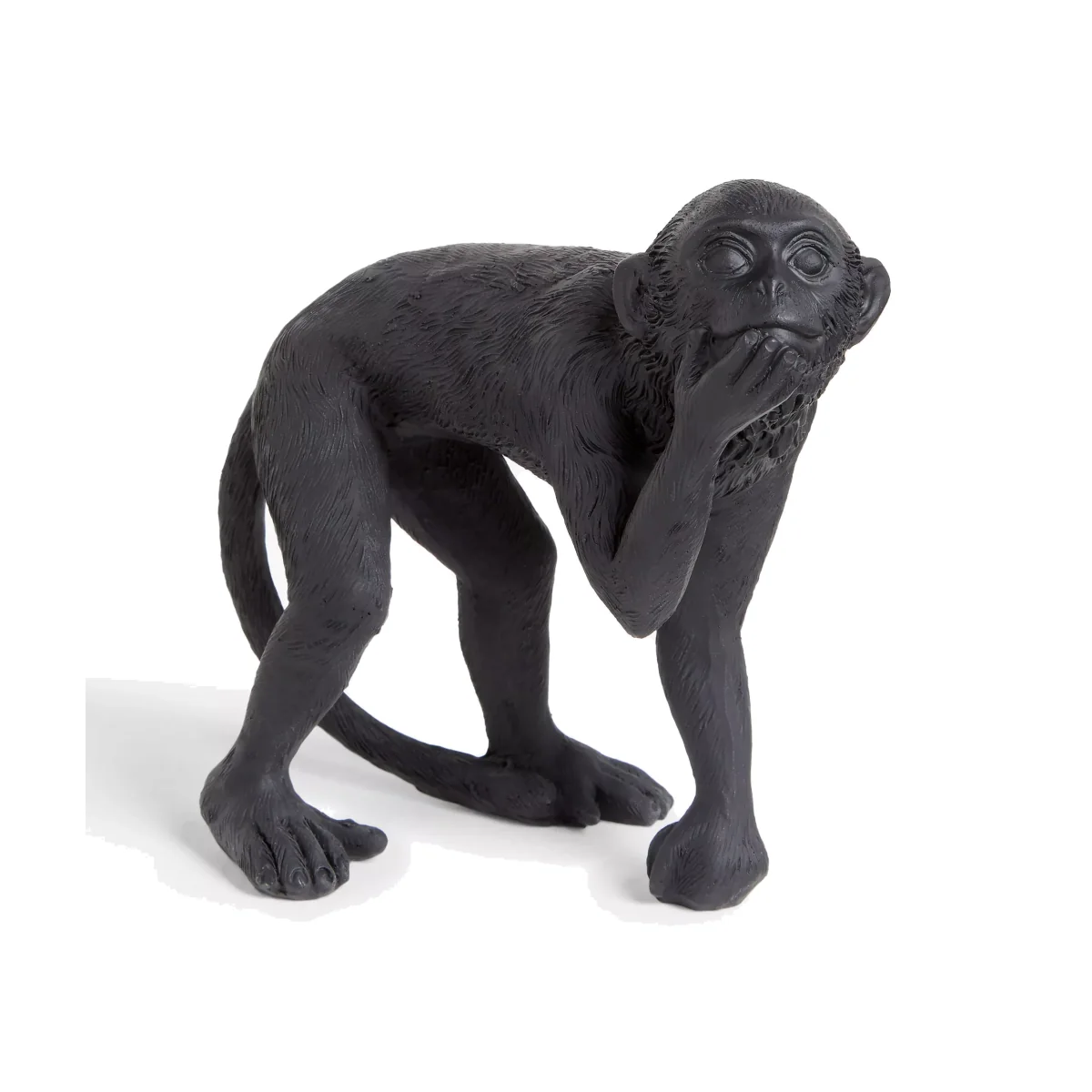 John Lewis & Partners Small Monkey Sculpture, Black – image 1