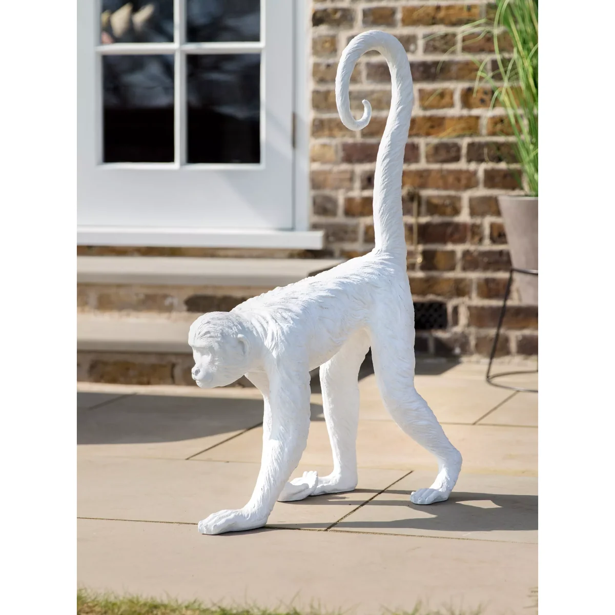 John Lewis & Partners Curious Monkey Garden Sculpture, H25cm – image 8