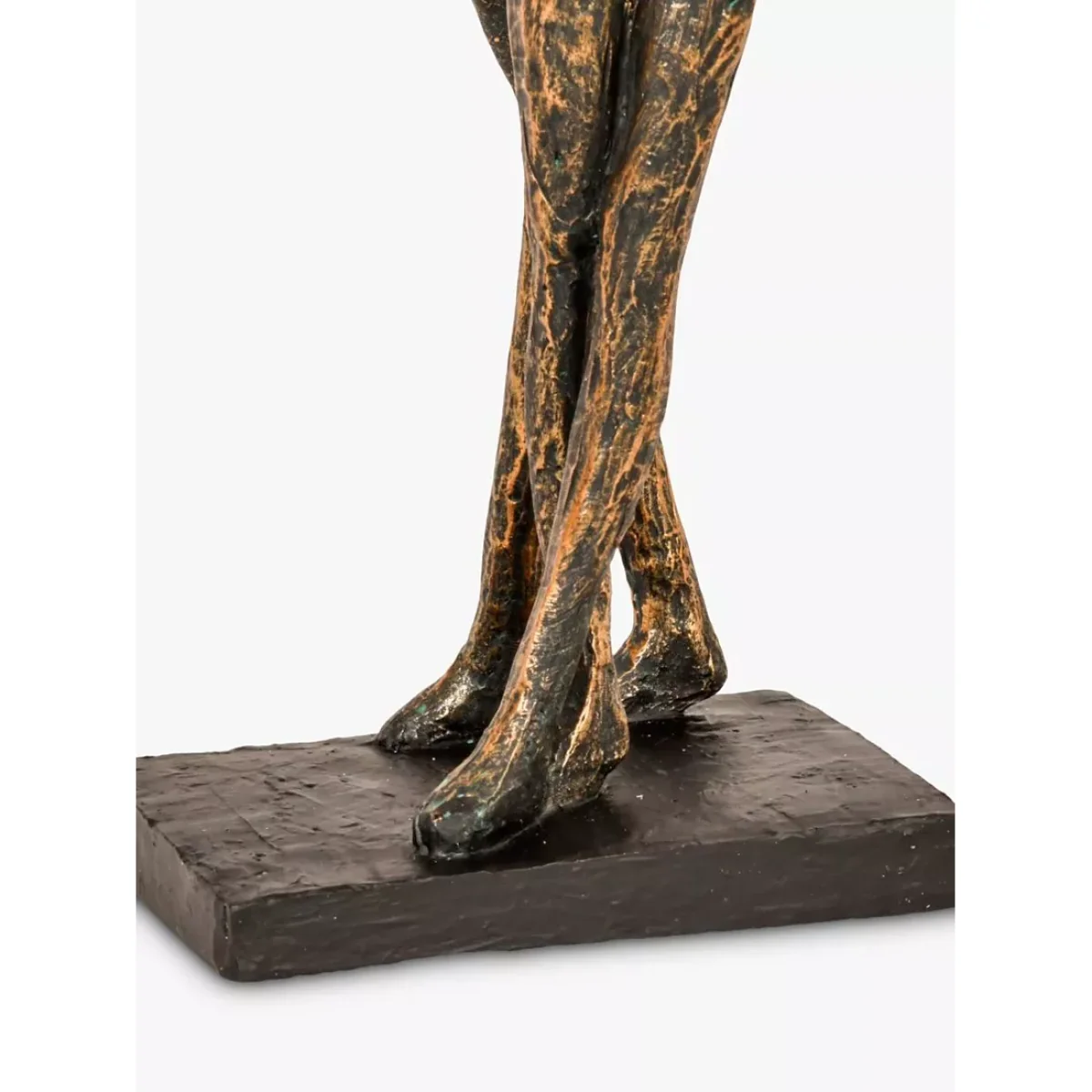 Libra Standing Couple Sculpture, H42cm, Bronze – image 3