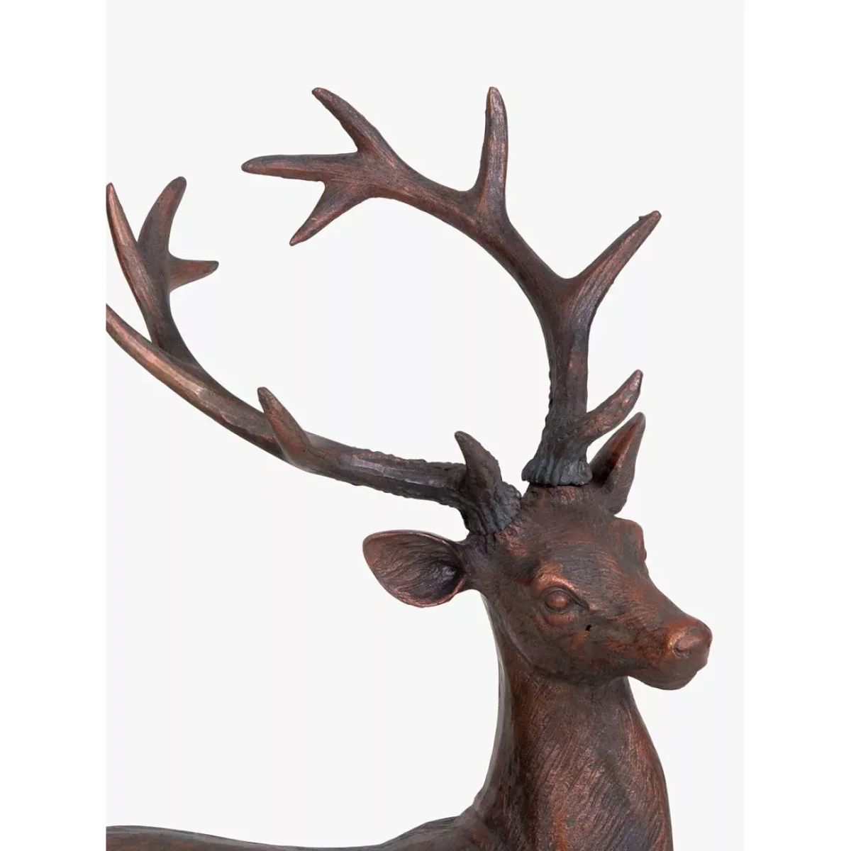 Libra Stag on Ball Sculpture, H68.5cm, Bronze – image 4