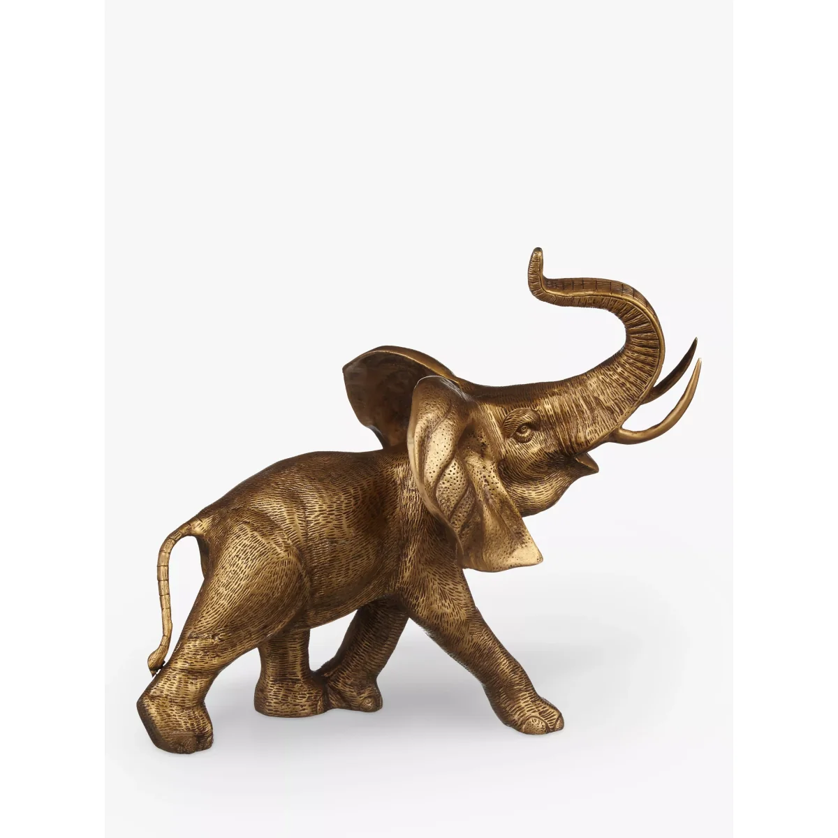 John Lewis & Partners Jumbo Elephant Sculpture, H37cm, Brass – image 2