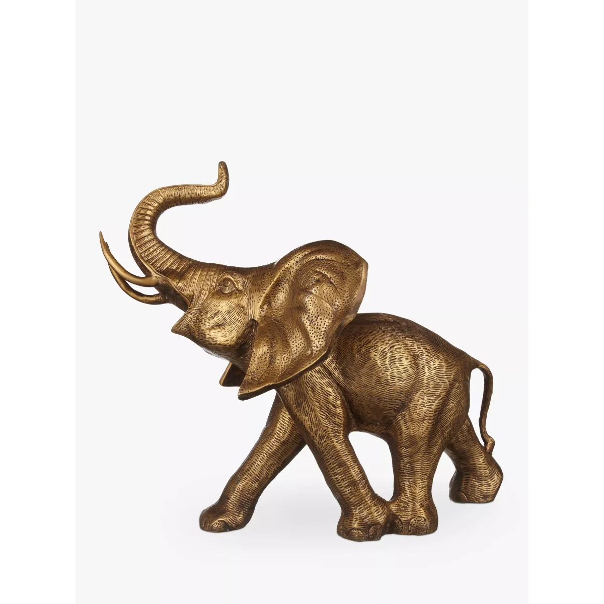John Lewis & Partners Jumbo Elephant Sculpture, H37cm, Brass – image 4