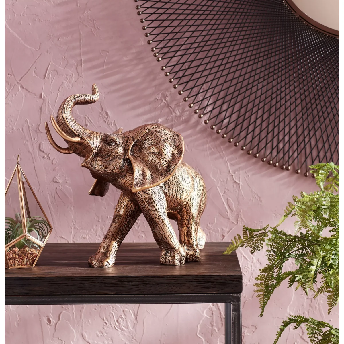 John Lewis & Partners Jumbo Elephant Sculpture, H37cm, Brass – image 5