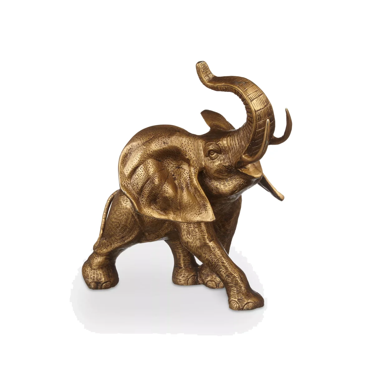 John Lewis & Partners Jumbo Elephant Sculpture, H37cm, Brass – image 1