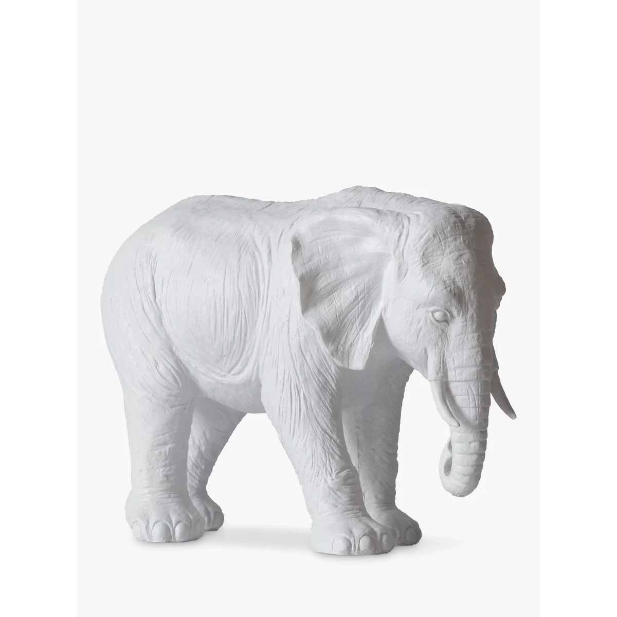 John Lewis & Partners Elephant Garden Sculpture, White, H18cm – image 2