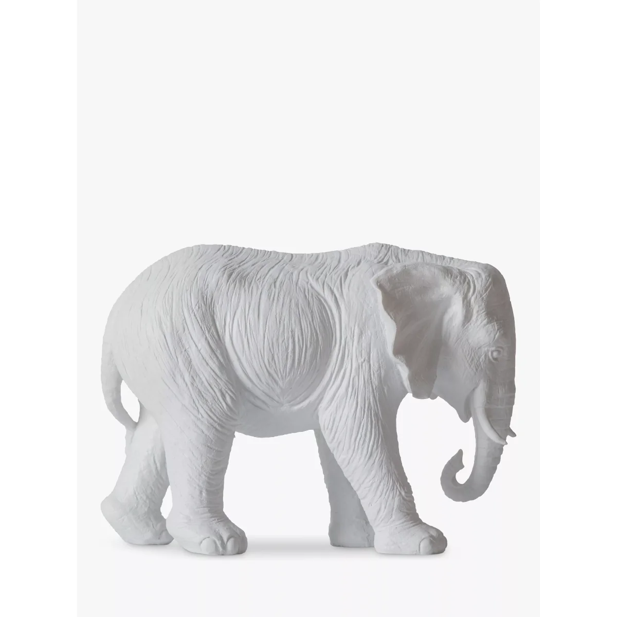John Lewis & Partners Elephant Garden Sculpture, White, H18cm – image 3