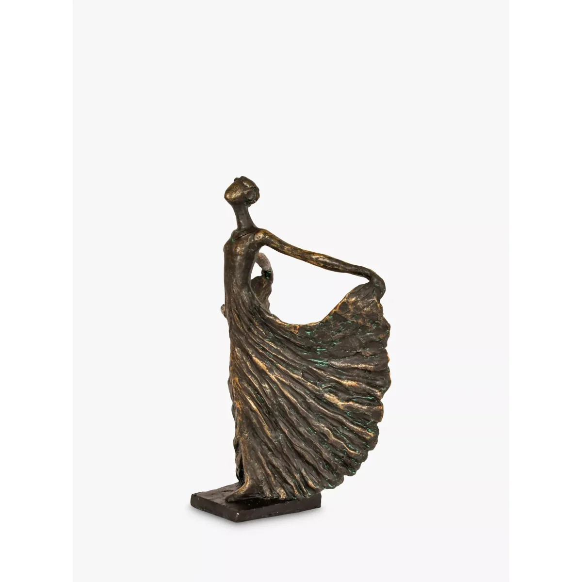 Libra Female Ballet Dancer Sculpture, H32cm, Antique Bronze – image 3