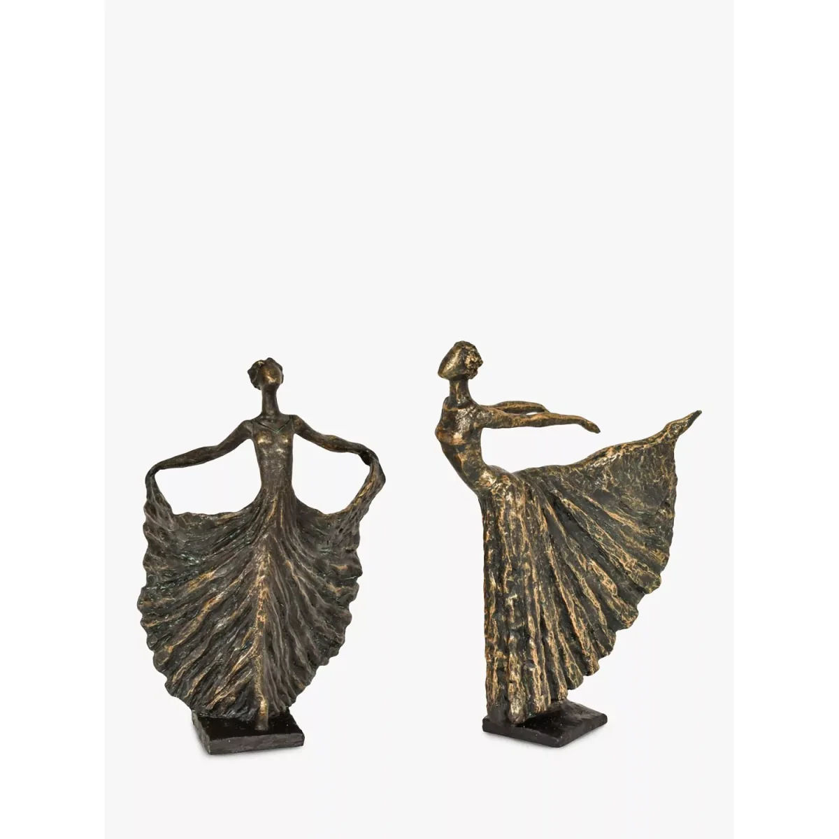 Libra Female Ballet Dancer Sculpture, H32cm, Antique Bronze – image 5