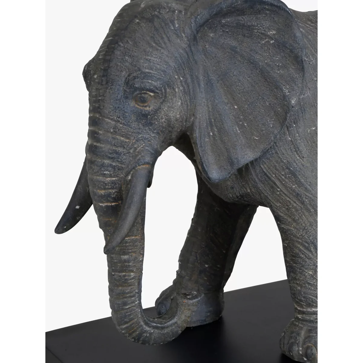 Libra Mother & Baby Elephant Sculpture, H21cm, Grey – image 4